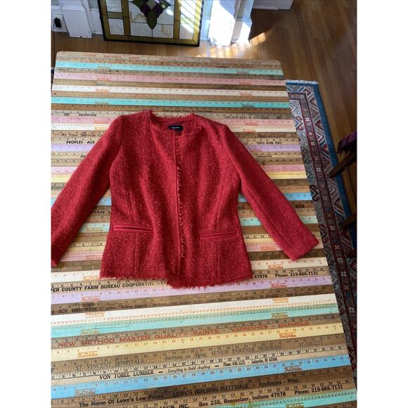 Isabel Marant Wool Mohair Blend Boucle Tweed Jacket Blazer Size 36 Poland - Picture 7 of 16